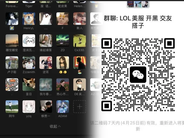 美服日常开黑,找搭子,LOL#EUW 群二维码