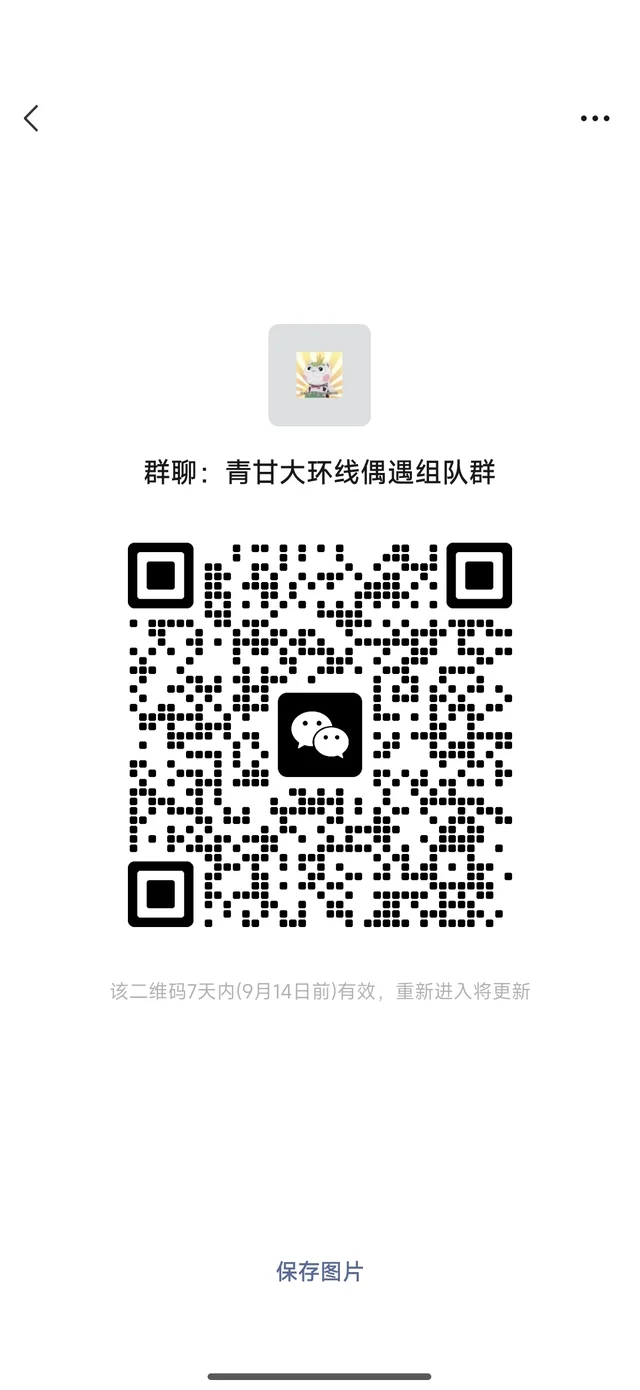 青甘大环线偶遇约饭组队群 二维码缩略图