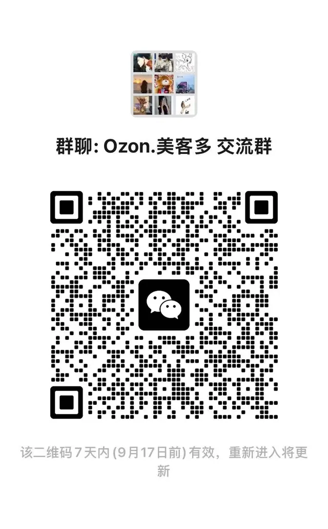 美客多、Ozon小白交流群 群二维码