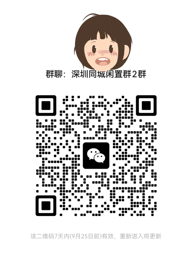 深圳闲置群2 群1已满 二维码缩略图