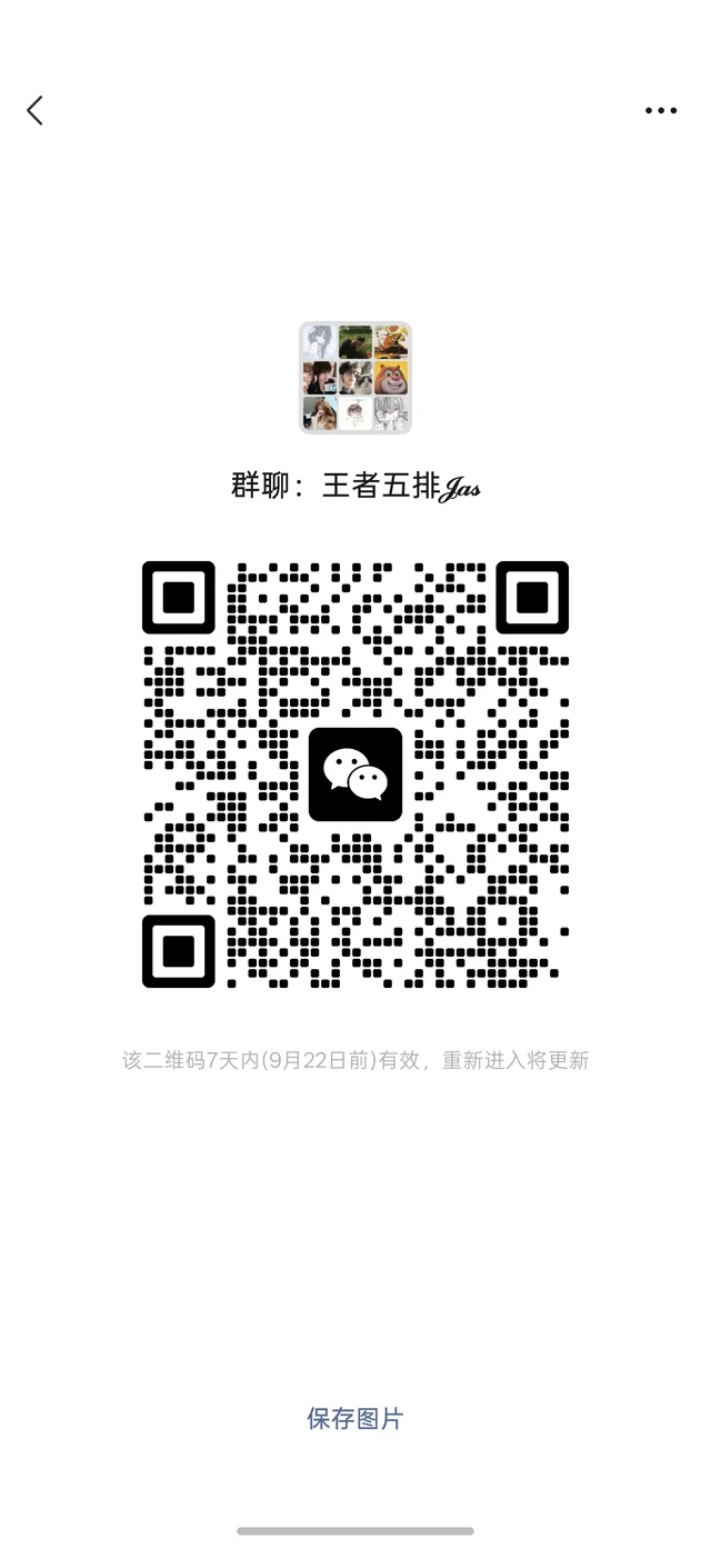王者五排上分群 群二维码