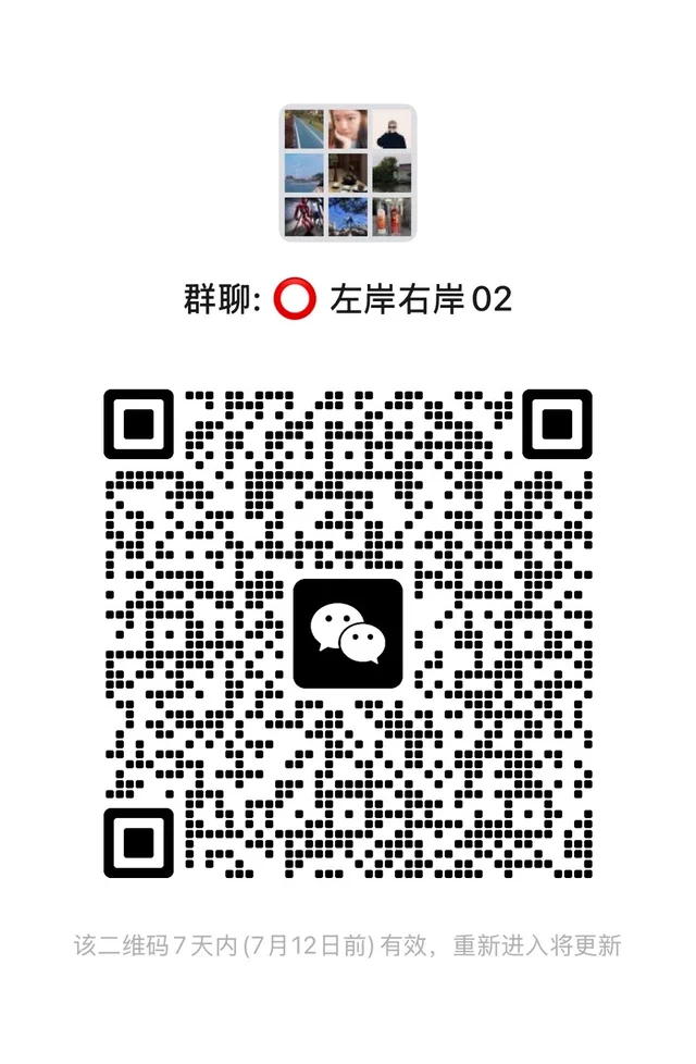 厌倦杂乱大群，自建了高质量两岸交流圈 二维码缩略图