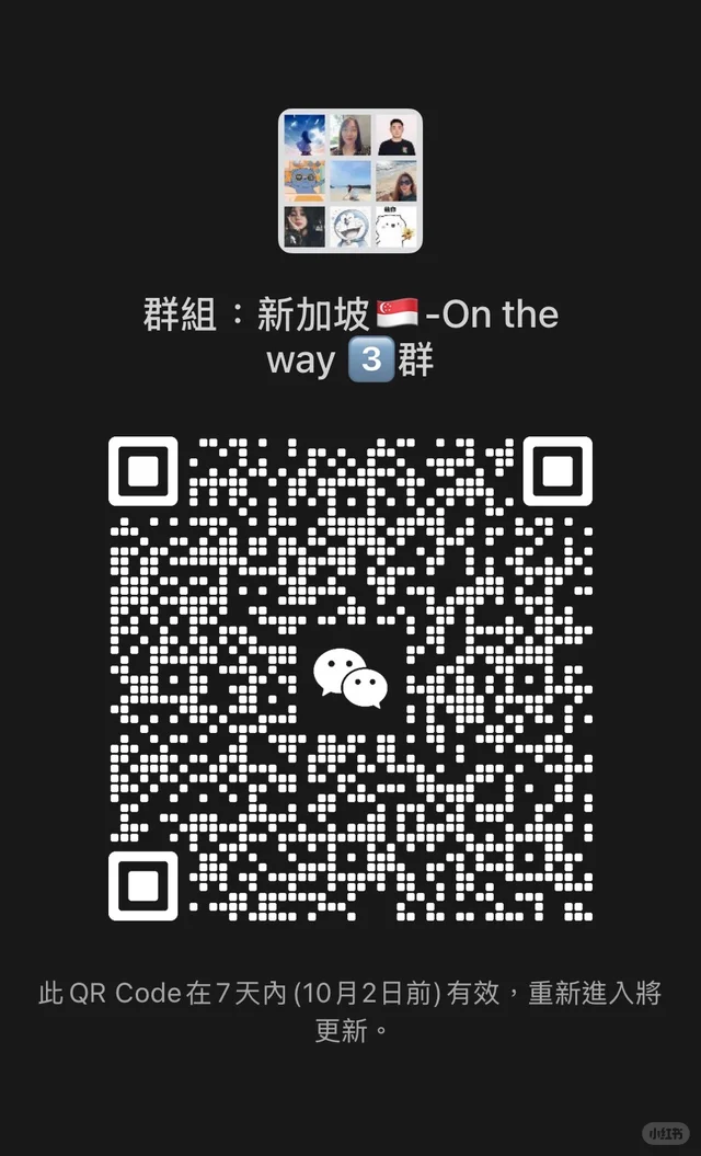 新加坡🇸🇬找同学、找搭子、找朋友 二维码缩略图
