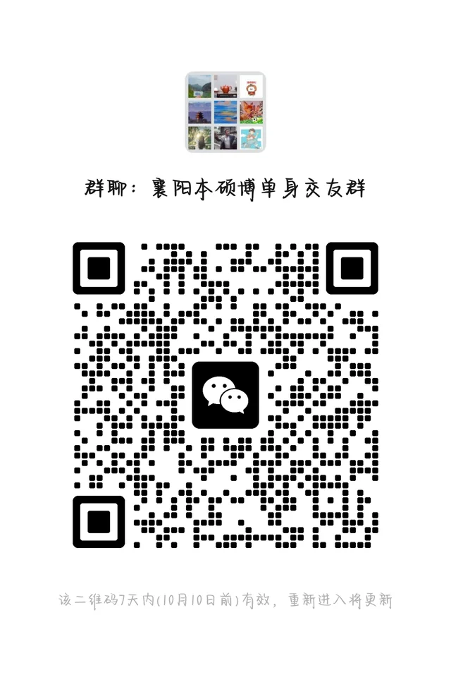襄阳本硕博脱单群 二维码缩略图