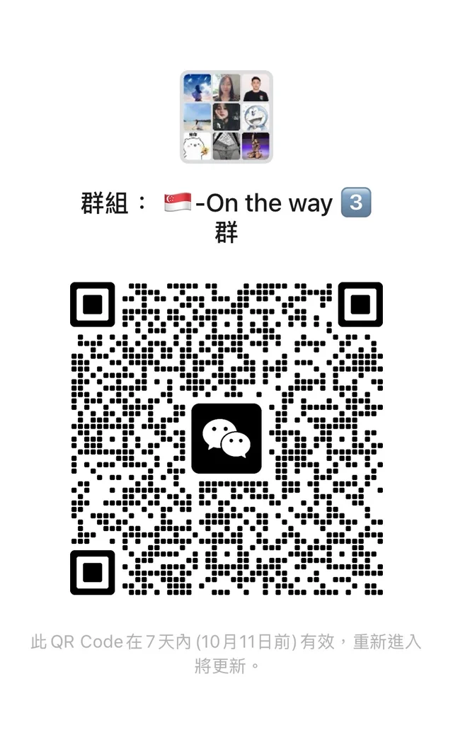 留学生🇸🇬找同学、找搭子 二维码缩略图