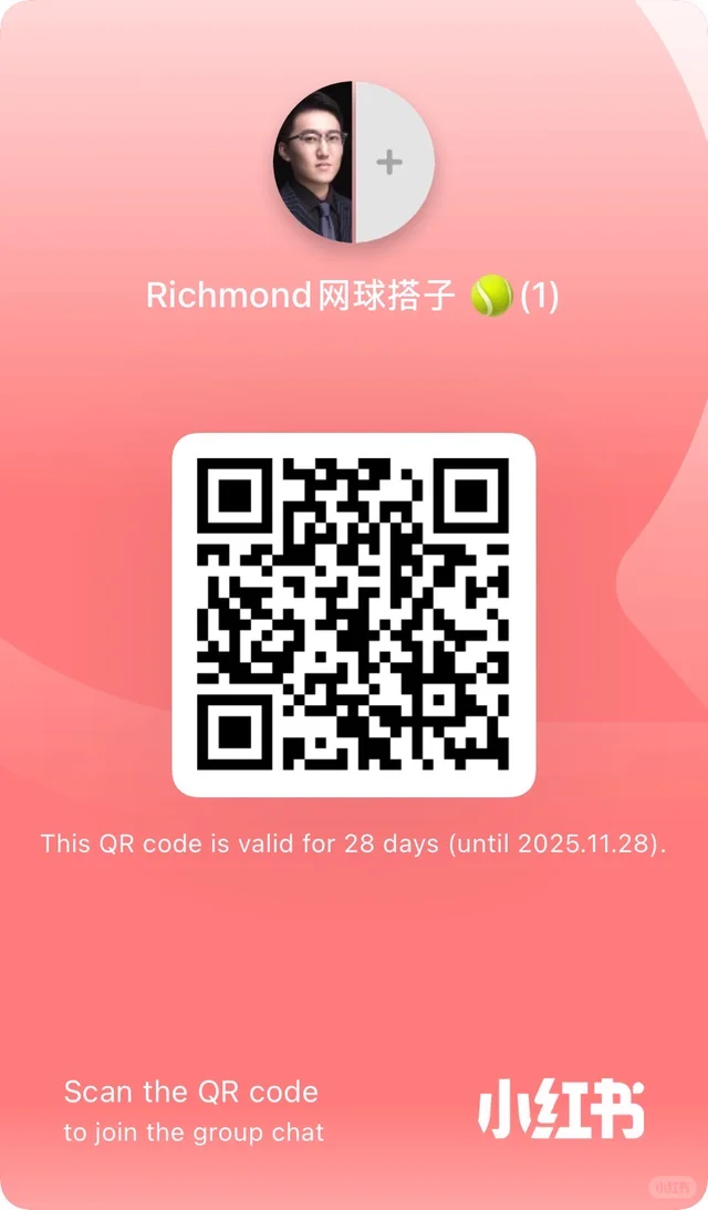 Richmond网球搭子 🎾 二维码缩略图