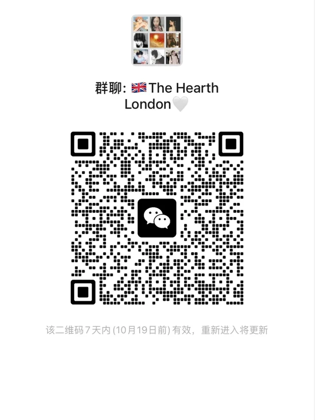 The Hearth London🌃 一个温暖的伦敦社群 二维码缩略图