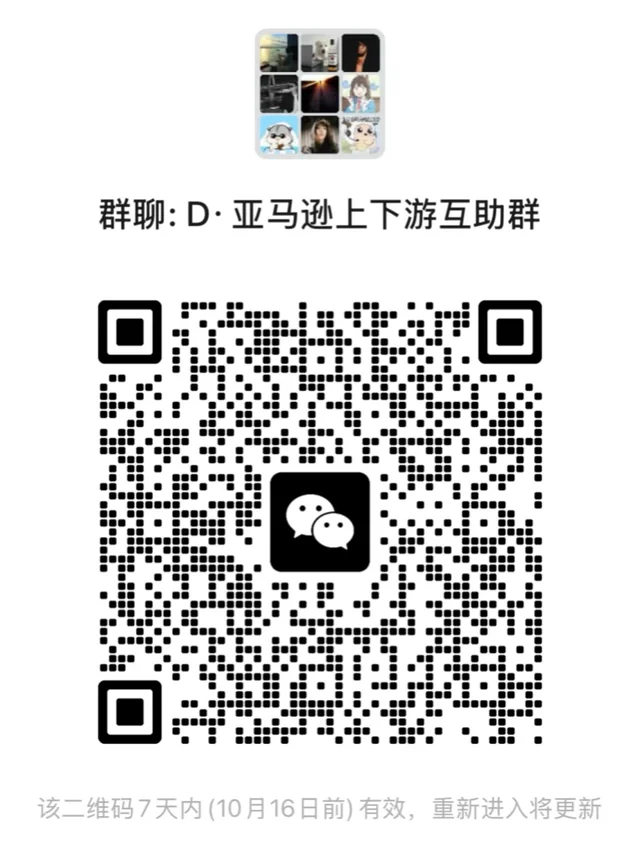 亚马逊互助上下游群 群二维码