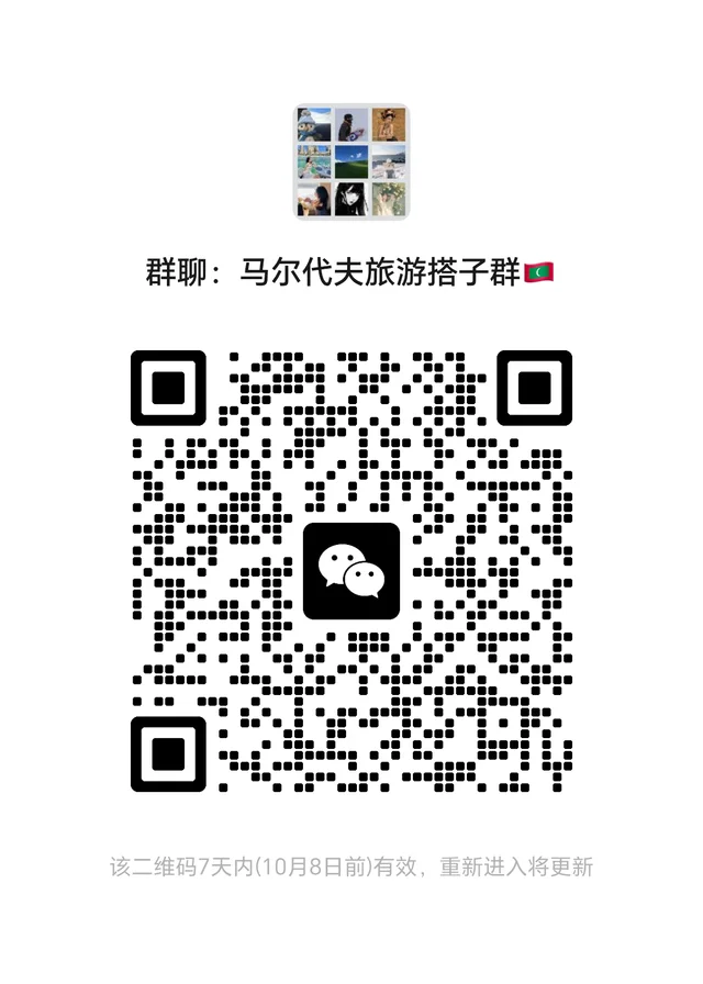 居然有：马尔代夫旅游搭子群 二维码缩略图