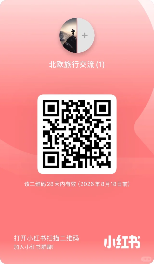 北欧旅行交流群 二维码缩略图