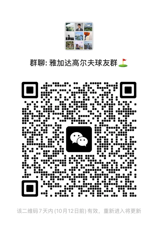 56人的高尔夫群，踢掉38个！只留18个真球友！ 二维码缩略图