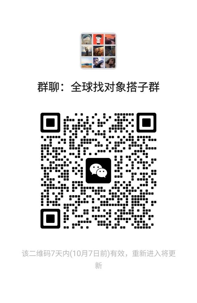 全球找对象搭子群 二维码缩略图