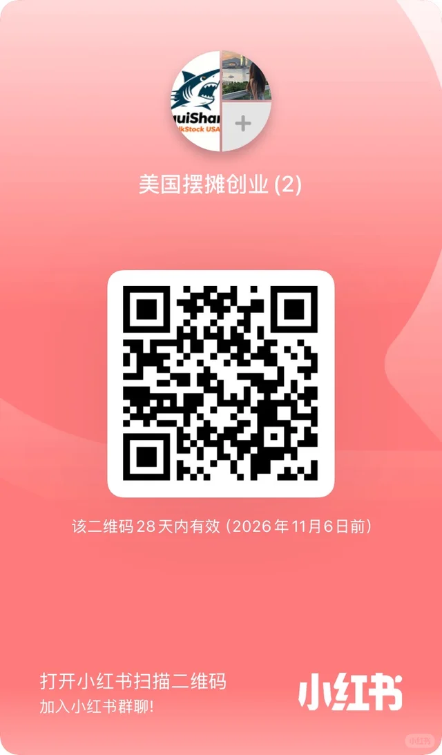 美国摆摊创业群 二维码缩略图