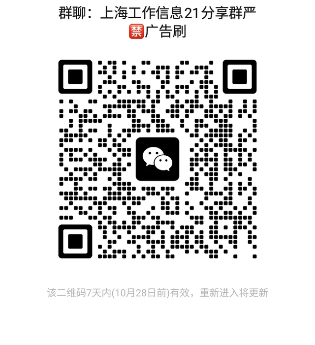 上海找工作群 二维码缩略图