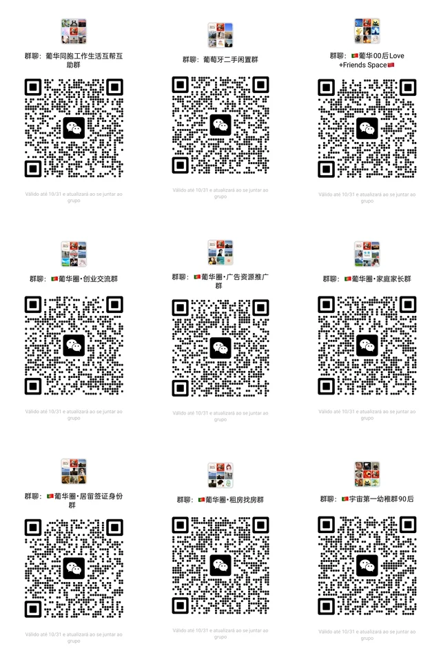 🇵🇹|葡萄牙华人微信群合集 👋 二维码缩略图