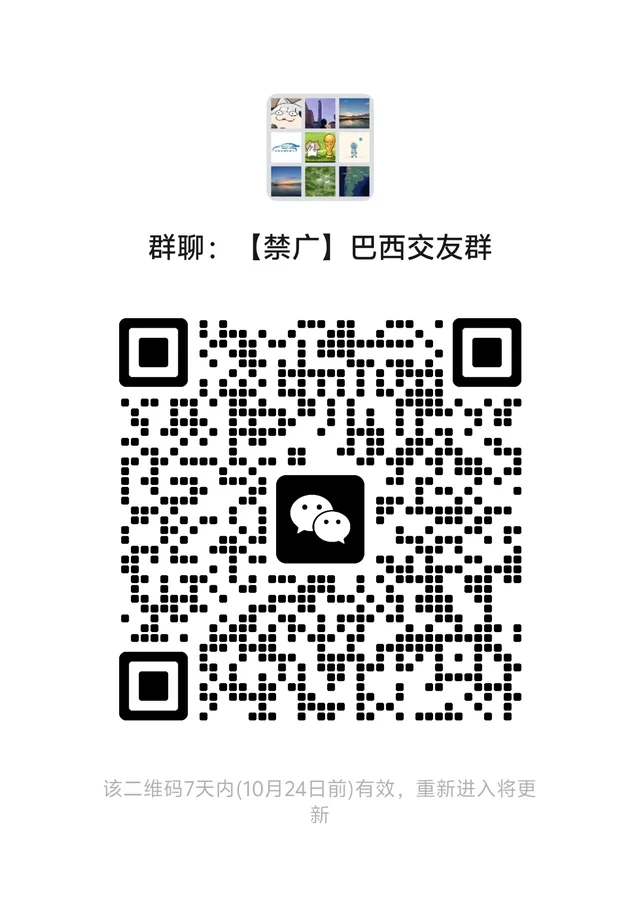 巴西当地最大交友群 二维码缩略图