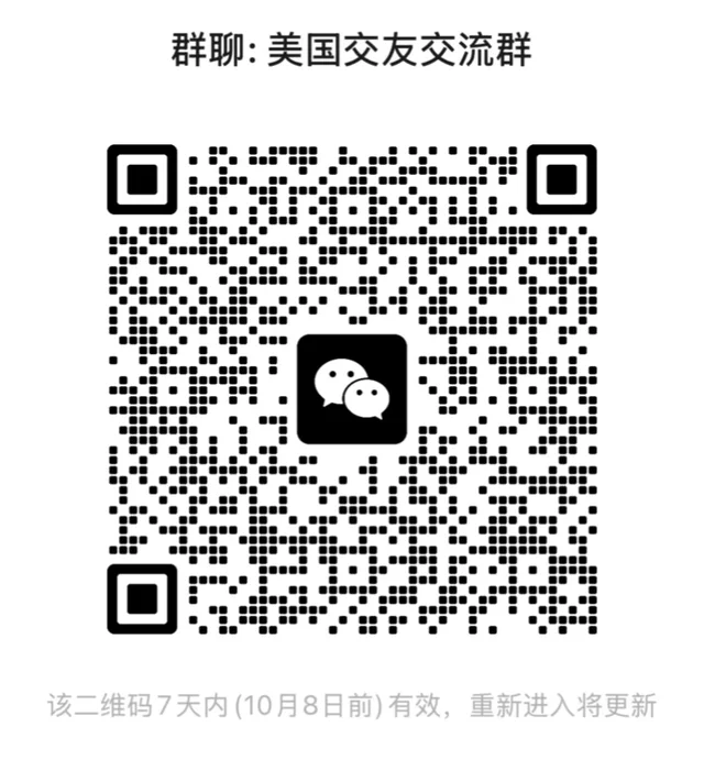 还没进美国群的速来！欢迎80-90帅哥美女！ 二维码缩略图