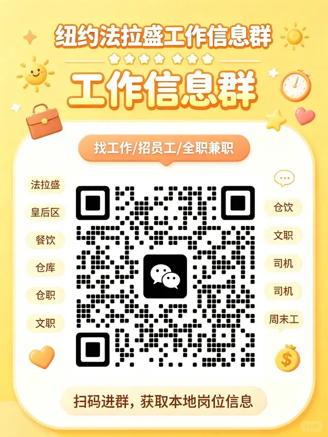 纽约🇺🇸工作交流群 仅限本地❗️❗️ 二维码缩略图