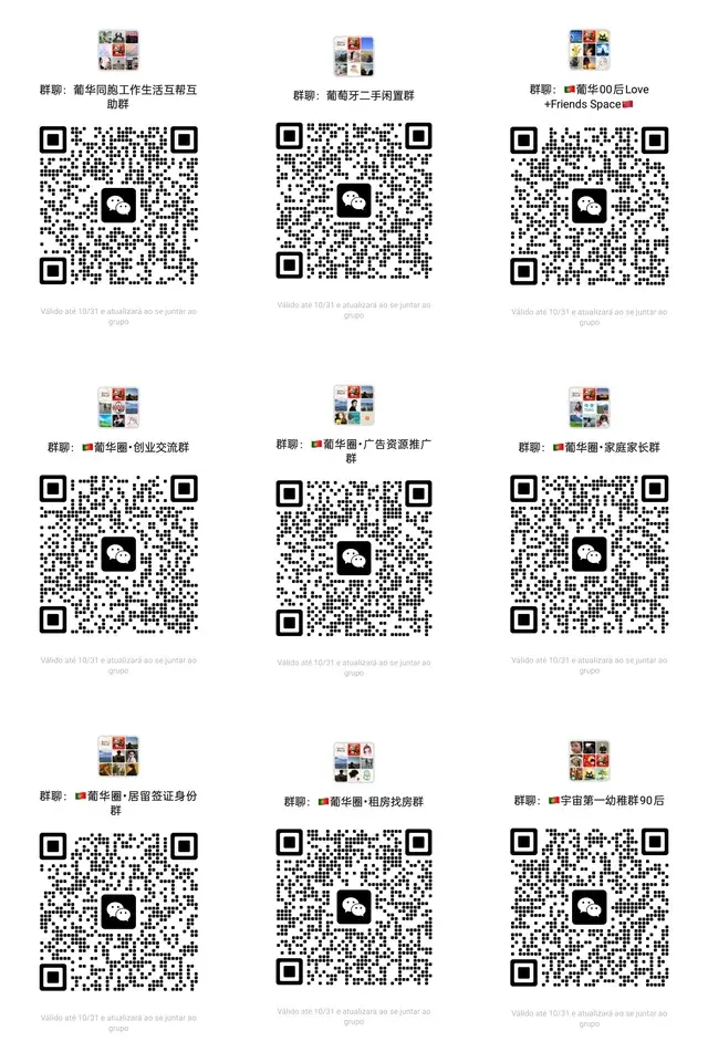 🇵🇹|葡萄牙华人微信群合集 👋 二维码缩略图