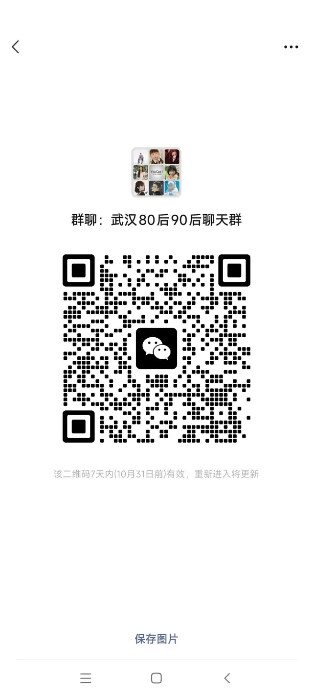 武汉8090后聊天群 二维码缩略图