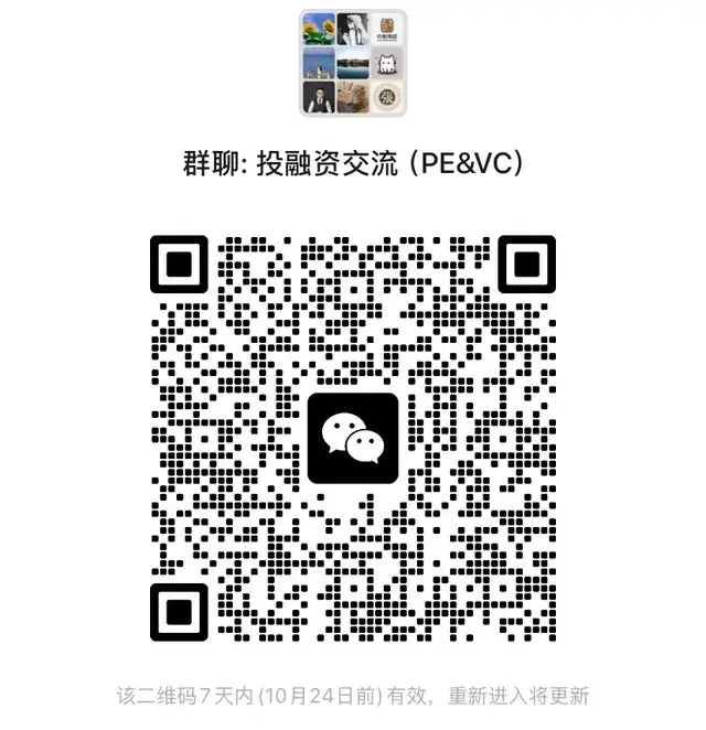 一级市场沟通交流 二维码缩略图