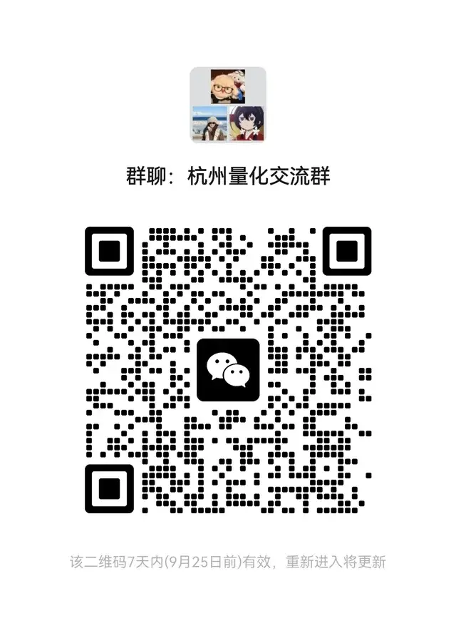 杭州量化交流｜寻同好，找伙伴！ 二维码缩略图
