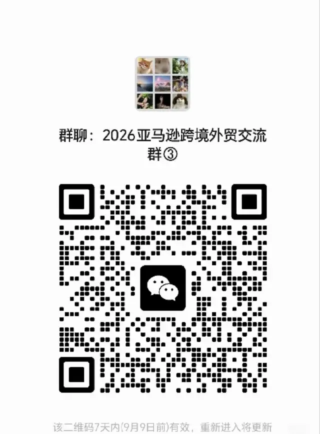 来，26年亚马逊外贸交流plus群！ 二维码缩略图