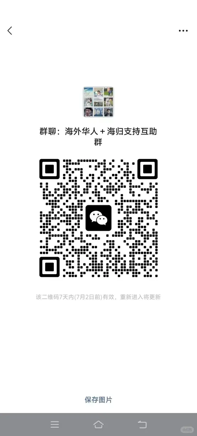 高素质 全球华人 海归 交流 互助共创群 二维码缩略图